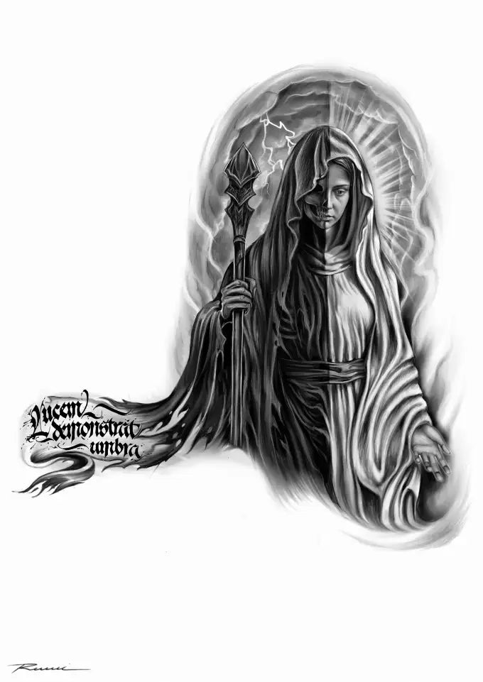 Diseño de tatuaje súper artístico en cualquier estilo.