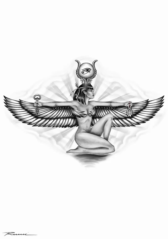 Diseño de tatuaje súper artístico en cualquier estilo.