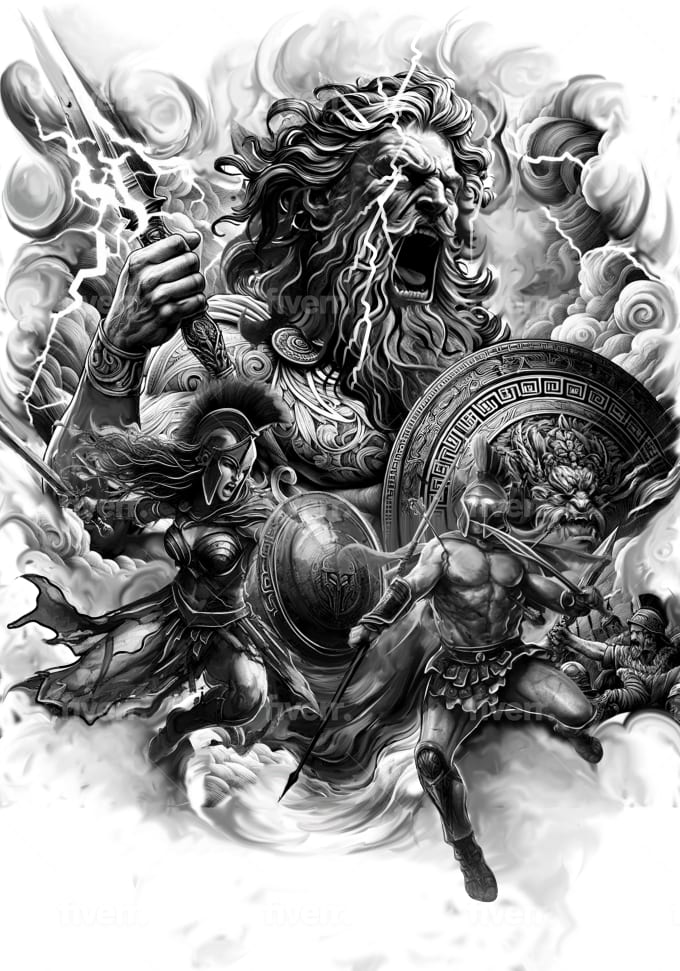Diseño de tatuaje súper artístico en cualquier estilo.