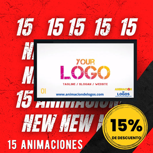 PACK 15 Animaciones de LOGO