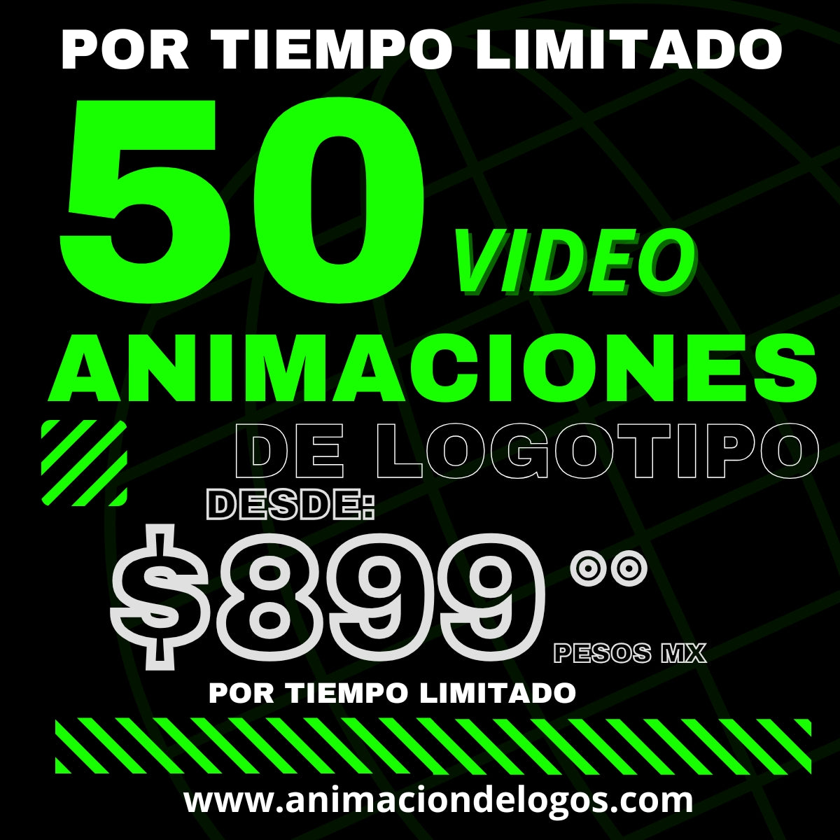 50 Video animaciones de logotipo           *Promoción temporal