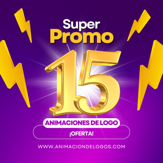 15 Video animaciones de logotipo           *Promoción temporal